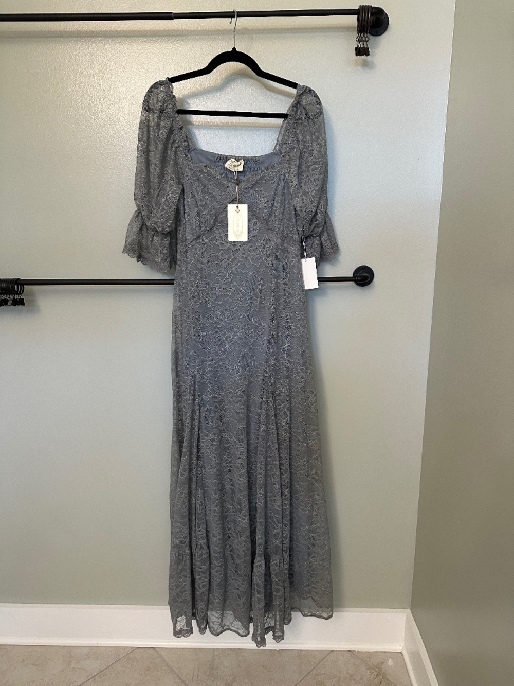 Joyfolie Julietta dress in Smoke Blue